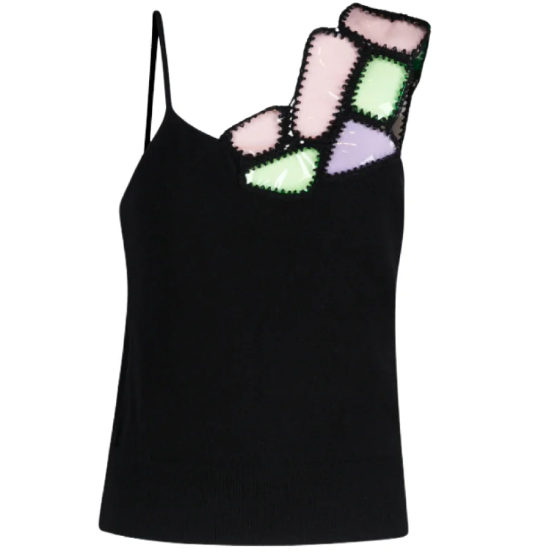 Tasi Cashmere Tank TopMesh vest