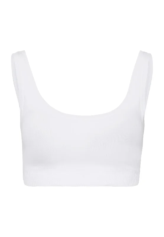 CroptopcraftTouch Feeling Crop Top Padded | White 71806-101