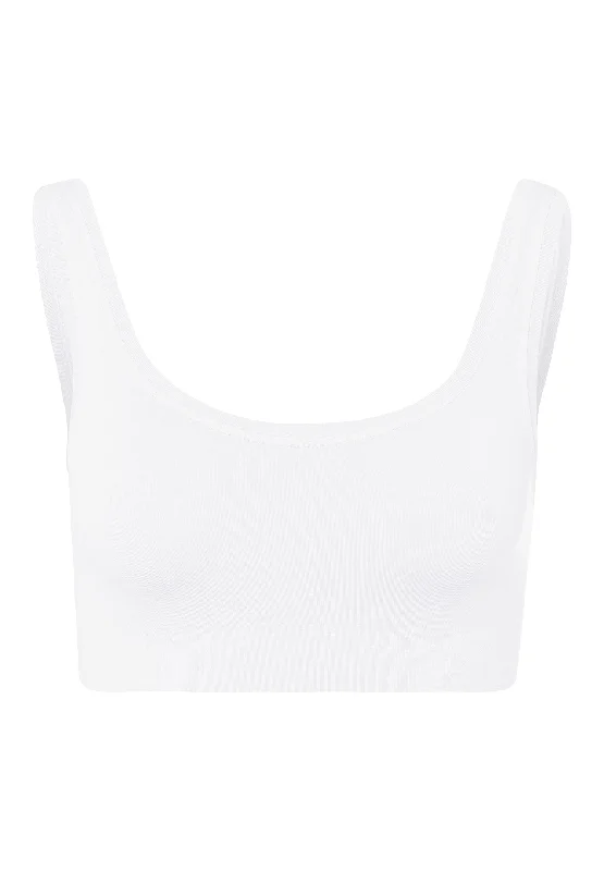 CroptoptailorTouch Feeling Crop Top | White 71810-101