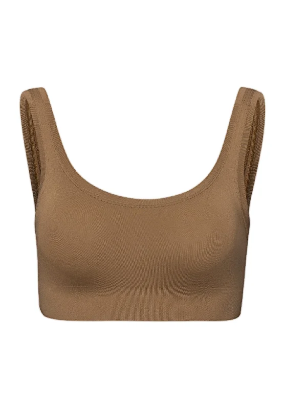 CroptopexperienceTouch Feeling Crop Top | Walnut 71810-2821