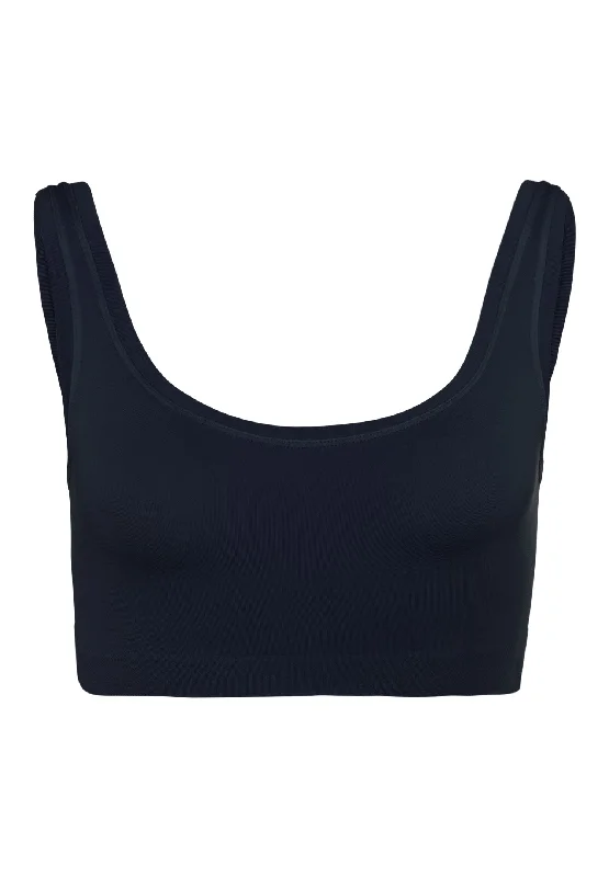 CroptopenthusiastTouch Feeling Crop Top | Midnight 71810-588