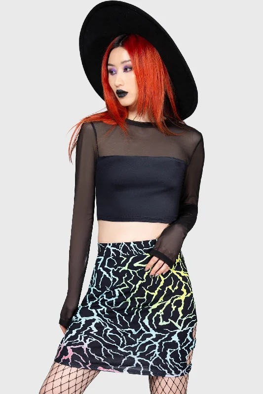 CroptopsweaterGhoul Sweat Crop Top