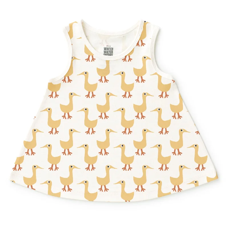 TunicTopIris Baby Tunic - Ducks Yellow