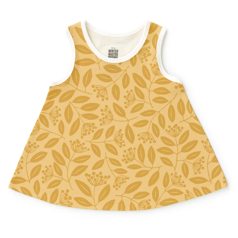 TunicTopXIris Baby Tunic - Elderberries Ochre