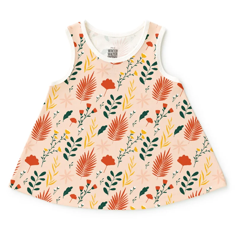 TunicTopFlowIris Baby Tunic - Secret Garden Blush