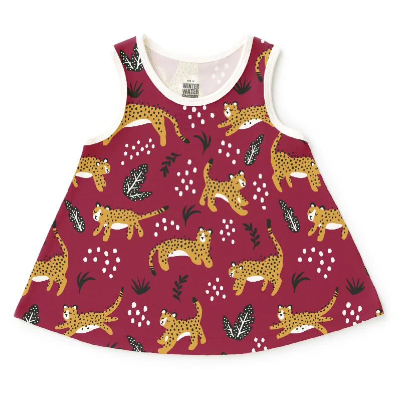 Iris Baby Tunic - Wildcats Plum