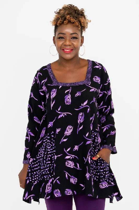 TunicTopPearlMaria Tunic L/S, Lilac