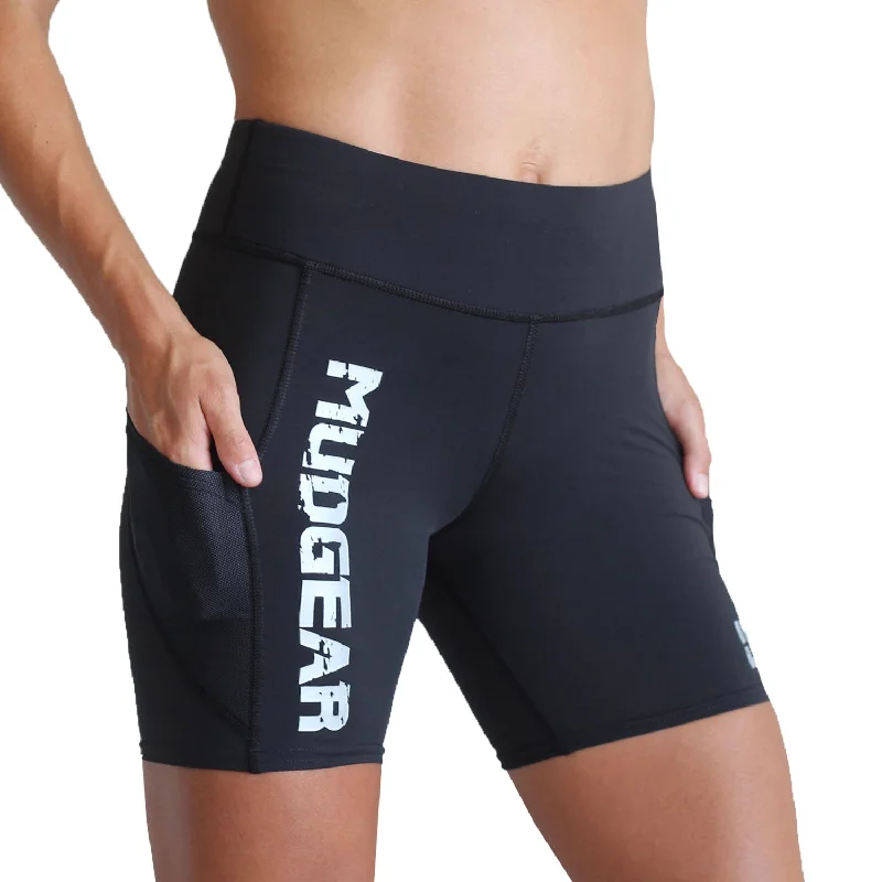 Women's Flex-Fit Compression Shorts 6-inch Inseam (Race logo)Tightunderwear