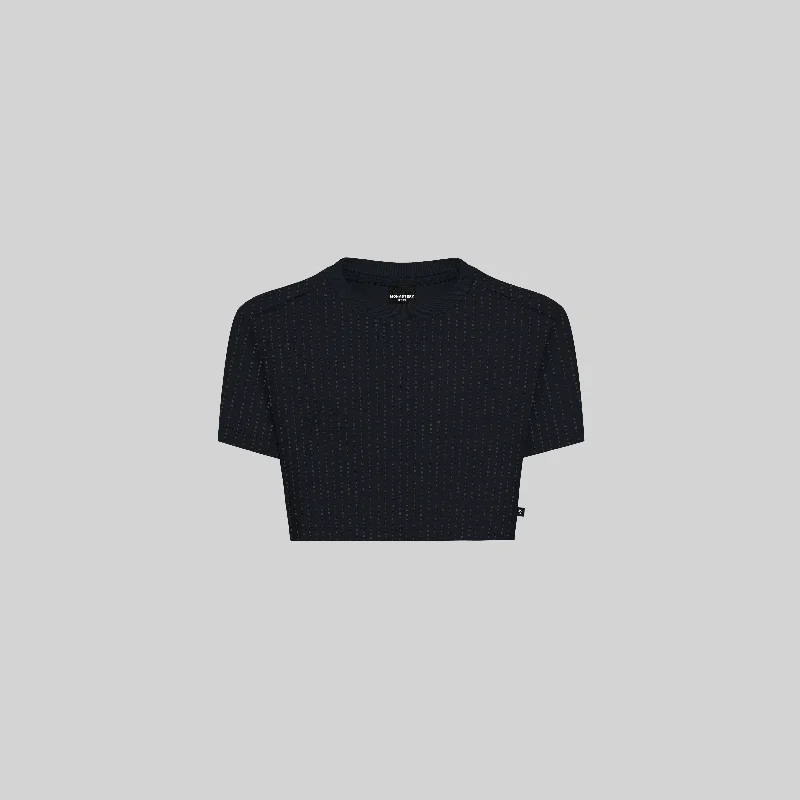 CroptopvirtualPONTIAC CROP TOP BLACK