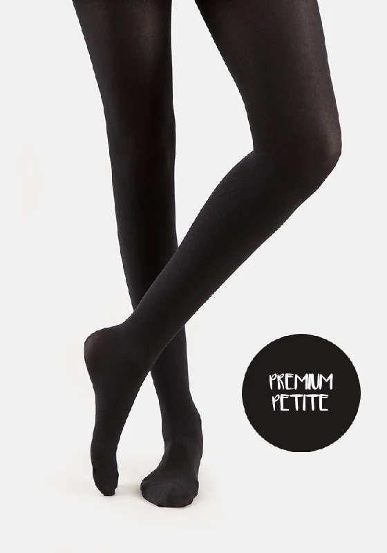 Premium Petite 50 Denier Tights BlackTighthat