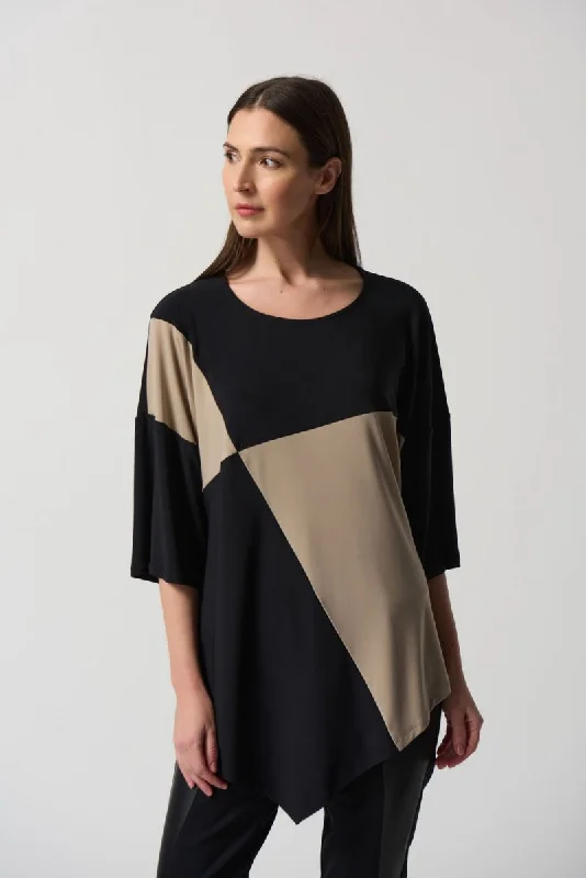 TunicTopPegasusJoseph Ribkoff Colour-Block Tunic, Style #233078